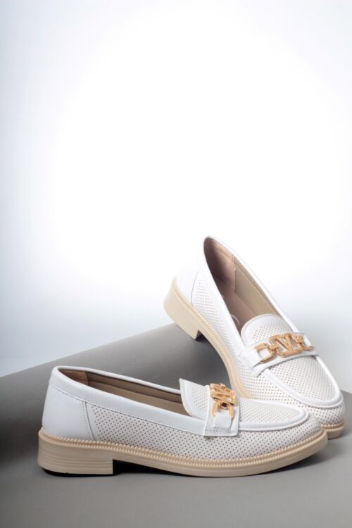 Termo Taban Zımba Detaylı Kemerli Bayan Ayakkabısı